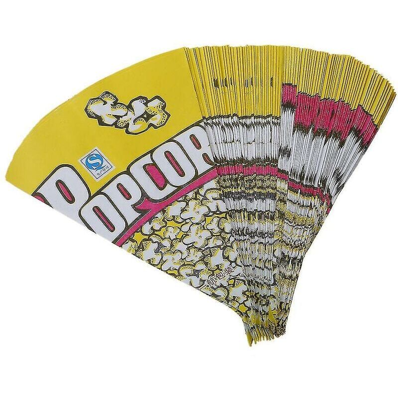 foto del prodotto 100x sacchetti per popcorn sacchetti di carta popcorn alle mandorle s