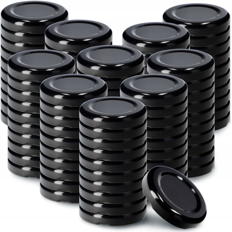 foto del prodotto 100x tappi per barattoli, bottiglie coperchi fi 43, tappi per bottiglie - kadax