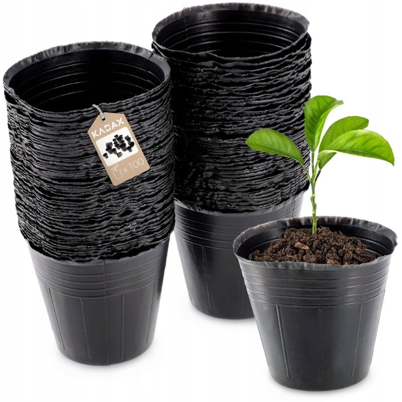 foto del prodotto 100x vasi da produzione vaso da 6 cm per piantine di coltivazione di piantine kadax