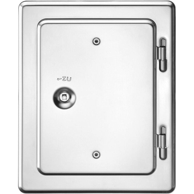 foto del prodotto 10119 porta camino in acciaio inox v2a, con chiusura quadrata, 0 w, 0 v upmann