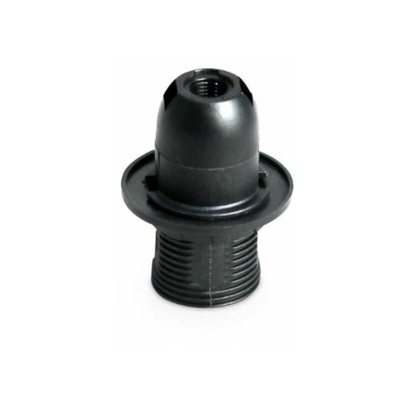 foto del prodotto 101530003 portalampada semifilettato in termoplastica e14 nero gsc