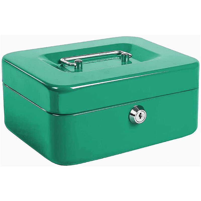 foto del prodotto 10333v1 cassetta portavalori verde, dimensioni 150x120x80 mm kippen