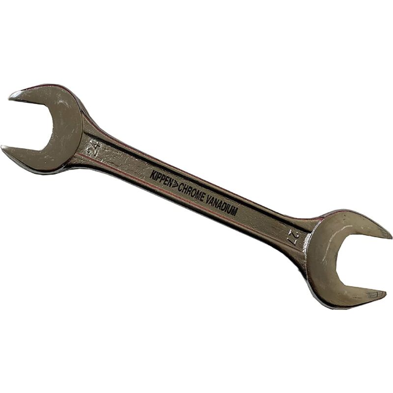 foto del prodotto 1038l1 chiave a forcella doppia 24x27 mm. in acciaio cromato kippen