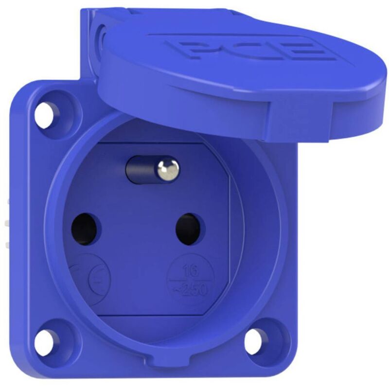 foto del prodotto 104 0bsc presa contatto di terra ip54 blu pc electric
