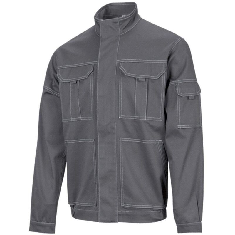 foto del prodotto 106002s 8 3xl giacca elasticizzata multitasche, taglia 3xl, colore grigio velilla