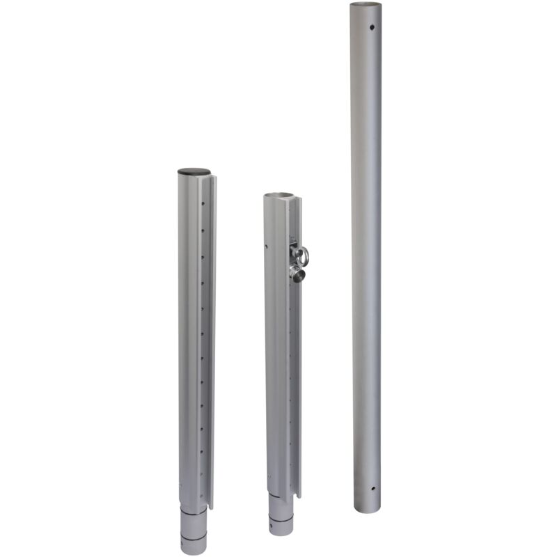 foto del prodotto 10703 premium - asta parasole regolabile in altezza, palo da vela ombreggiante in acciaio inossidabile, altezza dell'albero max. 242,5 cm - windhager