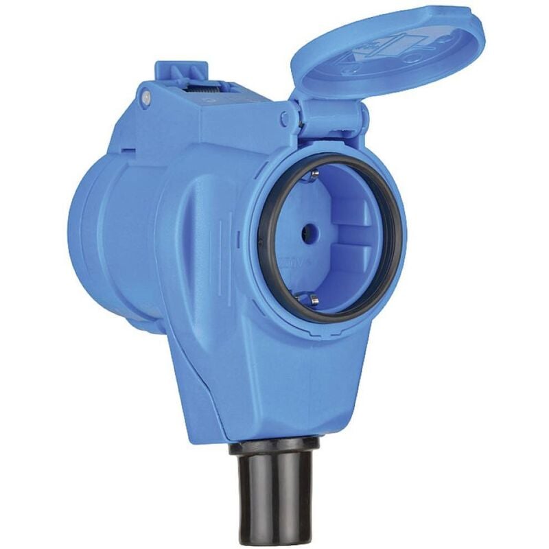 foto del prodotto 1080980 connettore femmina angolato cee 16 a 230 v 1 pz. - brennenstuhl