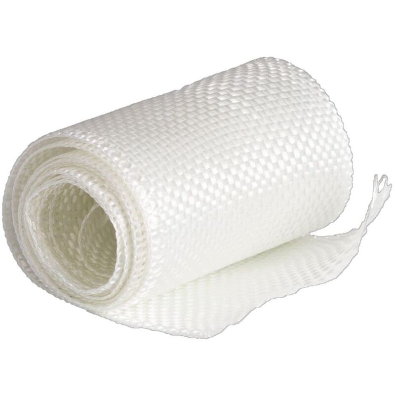 foto del prodotto 10850005 nastro in fibra di vetro, 1000 x 50 mm, migliore adesione e resistenza alla compressione di resina epossidica, colore bianco, 50 mm