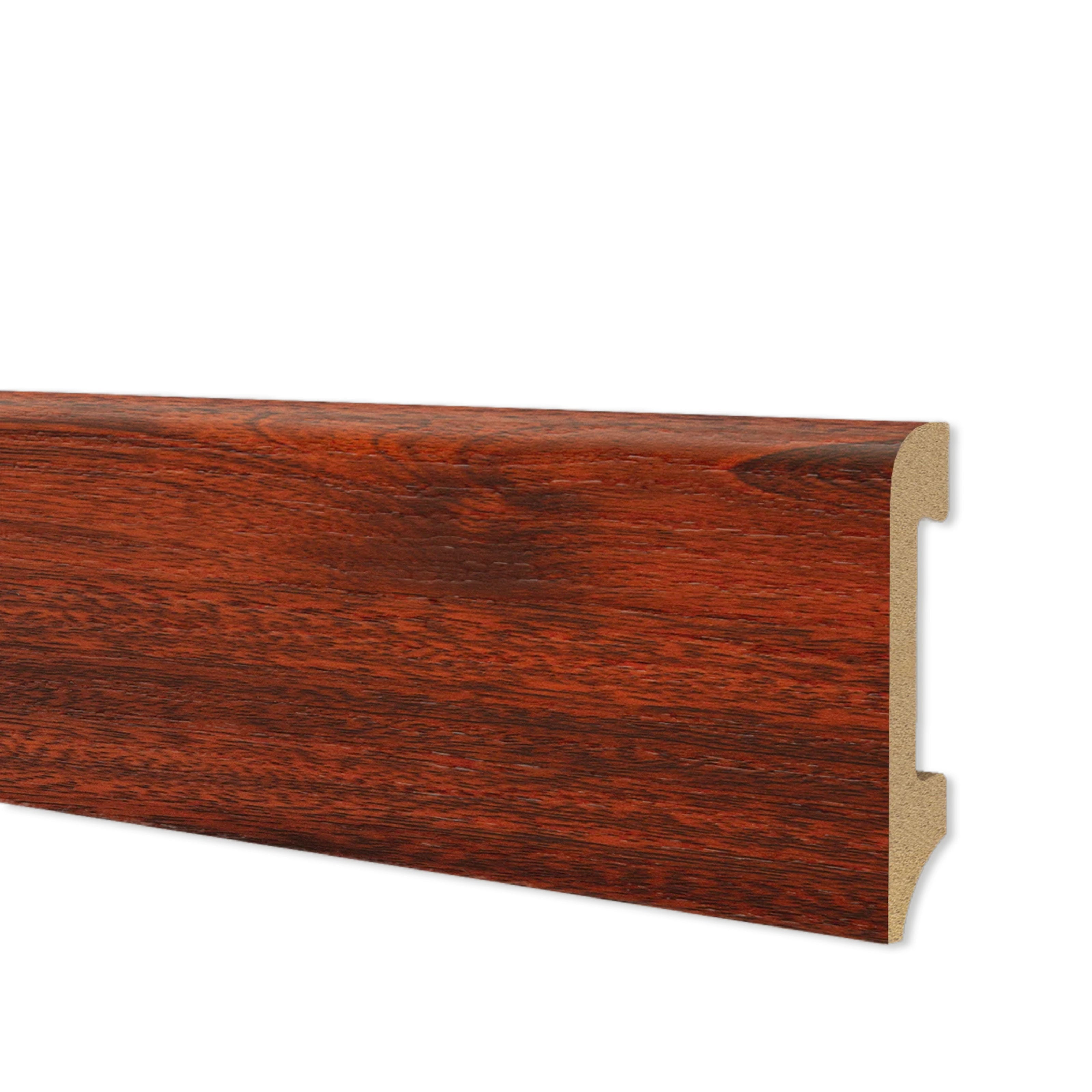 foto del prodotto 108ml di battiscopa bc spazzolato in polimeri equalwood hi tec 75x14mm nero, bianco, alluminio ecc. mogano