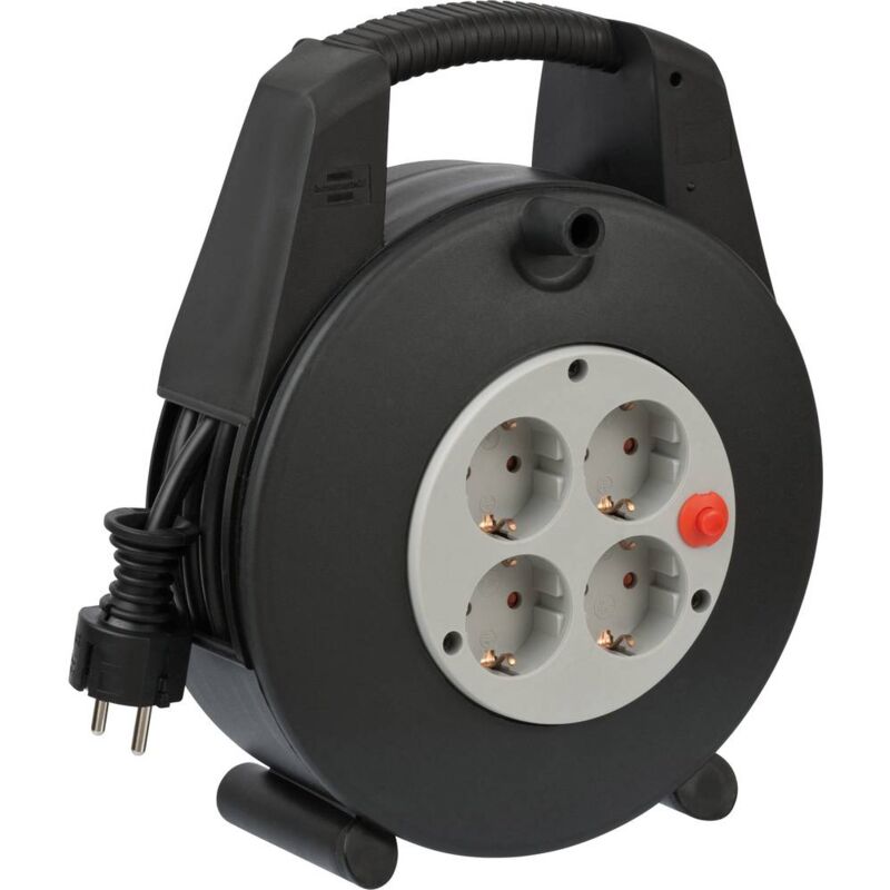 foto del prodotto 1094200 avvolgicavo 15.00 m nero spina schuko brennenstuhl