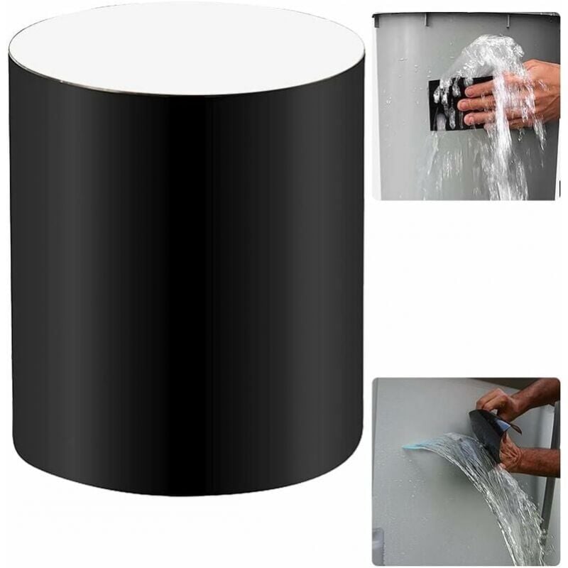 foto del prodotto 10cmx1.5m nastro di riparazione, nastro impermeabile, nastro impermeabile nero, nastro per riparazione tubi, nastro impermeabile, nero