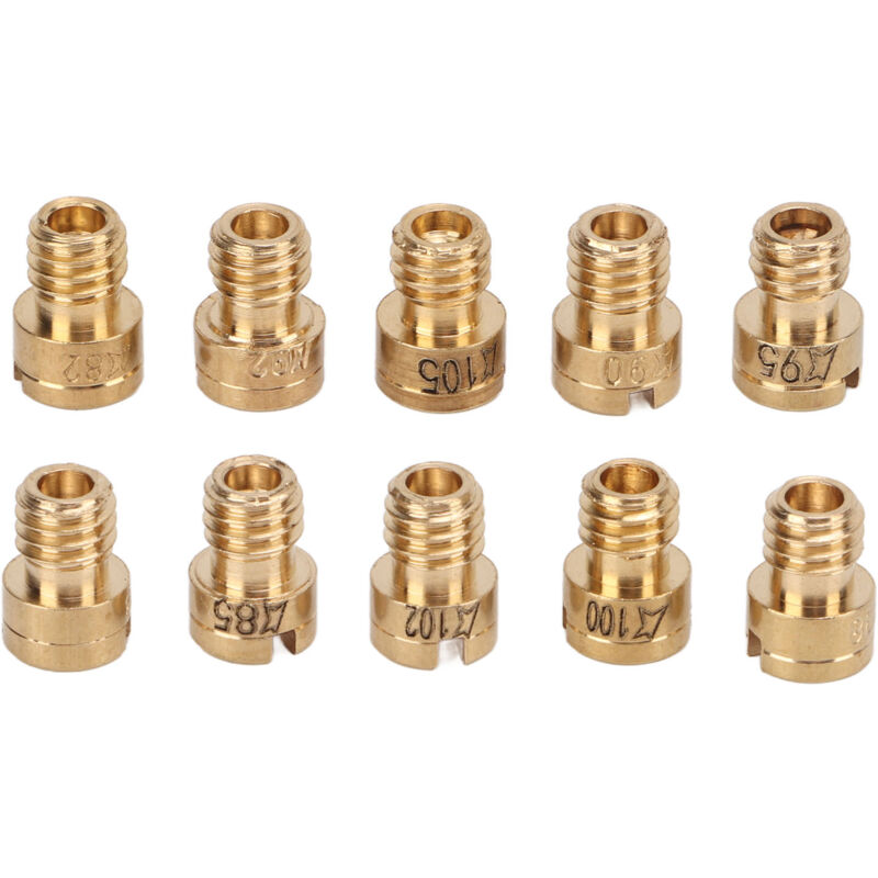 foto del prodotto 10pcs carburatore main jets metal carb egello 82 105 per gy6 50cc 139qmb scooter moped eosnow