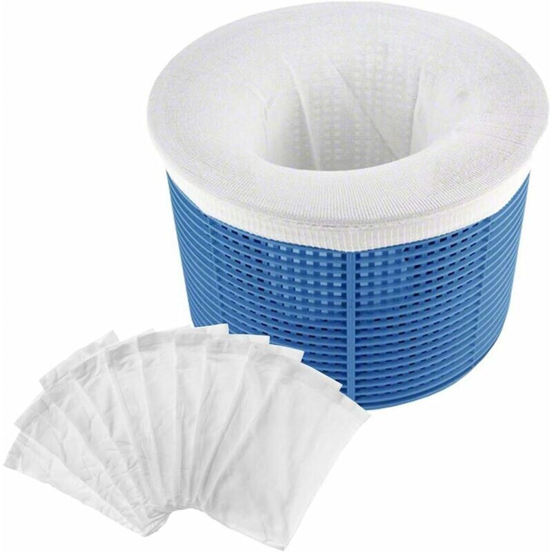 foto del prodotto 10pcs pool skimmer socks, pool filter, garbage bag