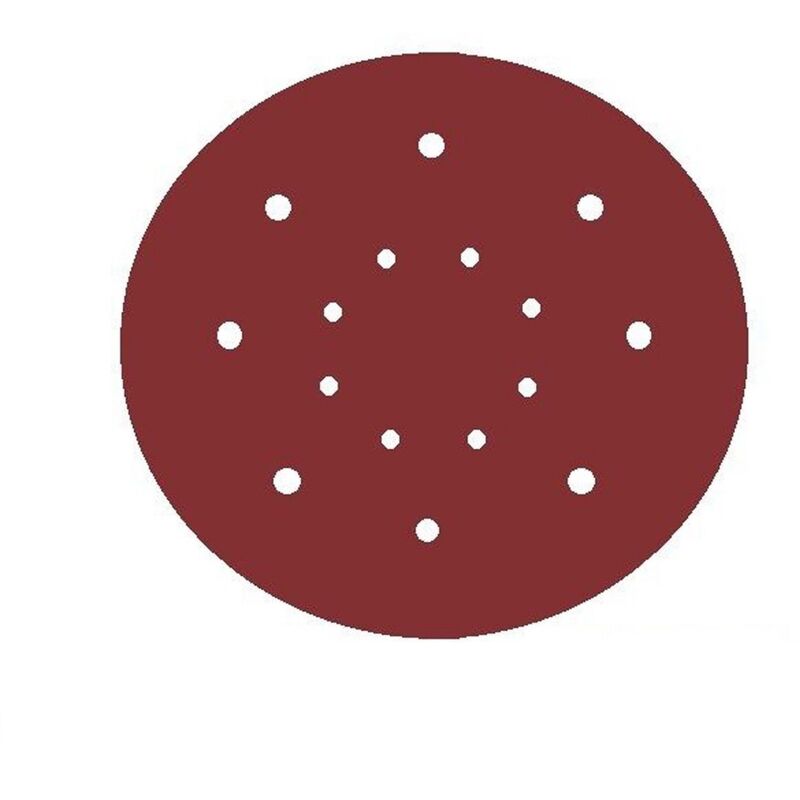 foto del prodotto 10pz disco abrasivo 225mm grana 80 dischi carta vetro abrasiva x levigatrice giraffa