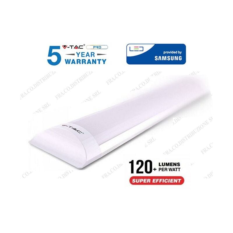 foto del prodotto 10w led grill fitting samsung chip 30cm 120lm/watt 4000k - luce naturale