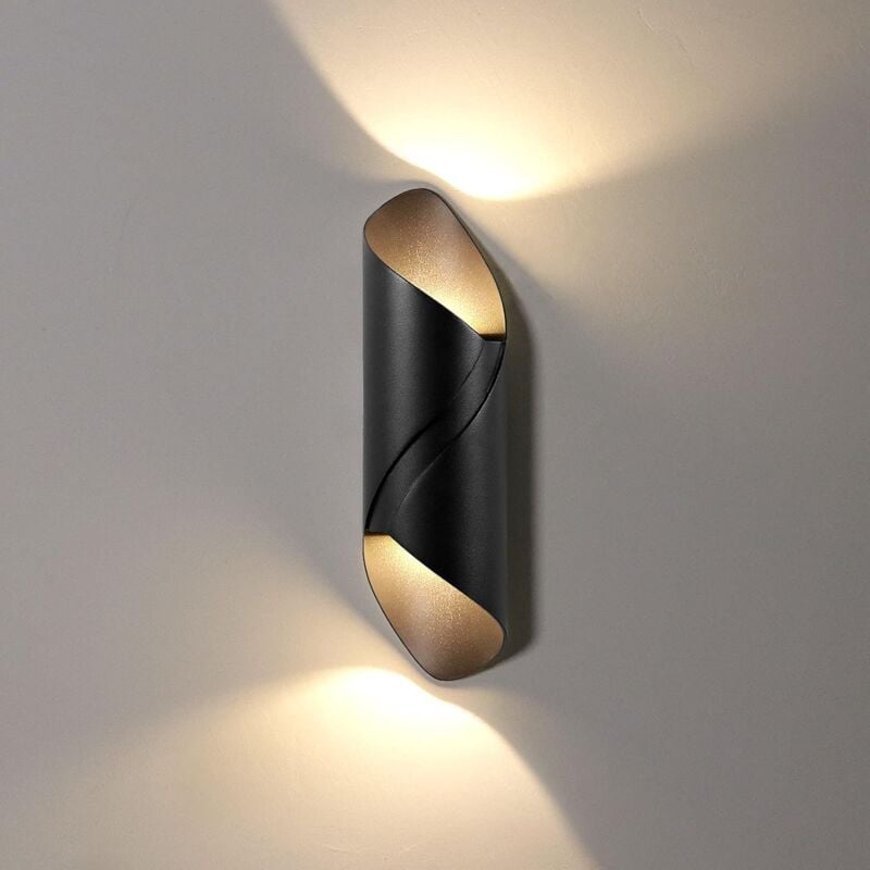foto del prodotto 10w moderno creativo applique led up down applique impermeabile ip65 alluminio led applique da interno per esterni per soggiorno bagno camera da