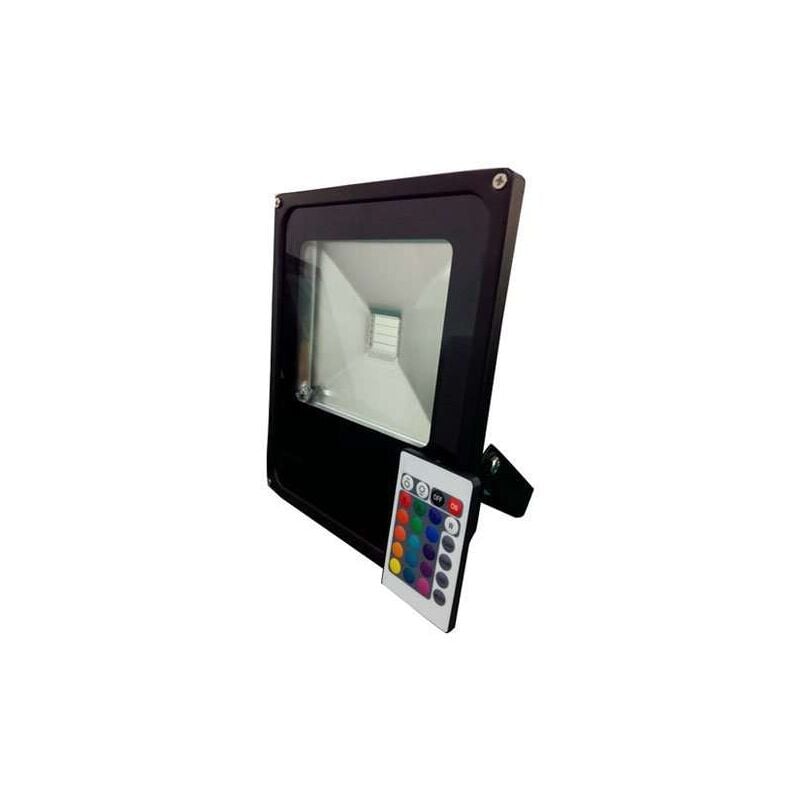 foto del prodotto 10w rgb proiettore led con radio frequency remote control nero