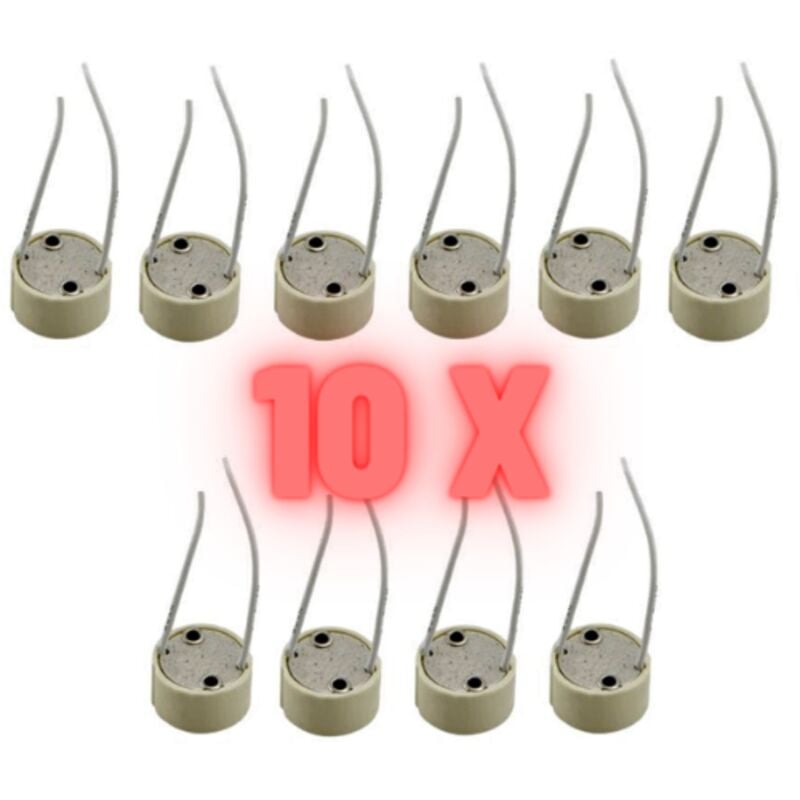 foto del prodotto 10x attacco gu10 in ceramica per faretto led 250v 4a t300 - asia led