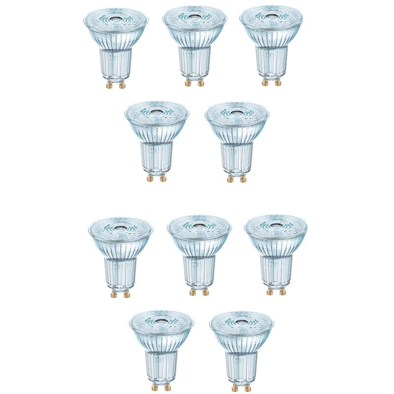 foto del prodotto 10x bellalux lampadina a riflettore gu10 par16 6.9w warm white 2700k 36 