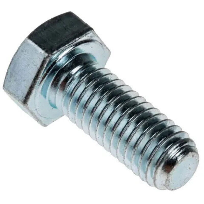 foto del prodotto 10x bullone zincato testa esagonale tutto filettato 6x35 m6 35 viti