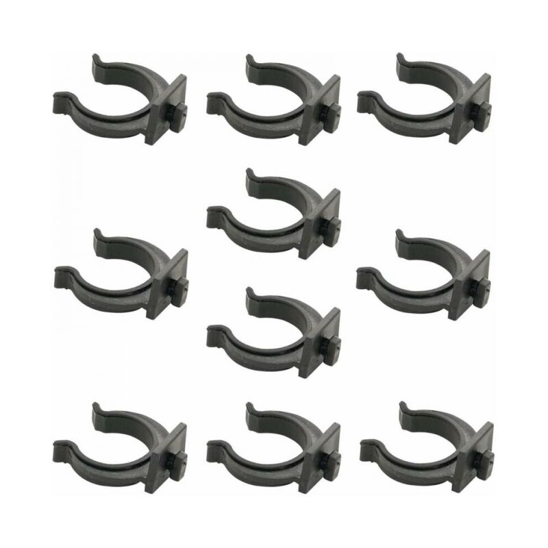 foto del prodotto 10x clip a baionetta per zoccolo mobile tubo piede cucina bagno base