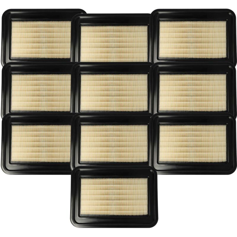 foto del prodotto 10x filtro a pieghe piatte compatibile con heylo vc 30 h, vc 30 m aspirapolvere - elemento filtrante - vhbw