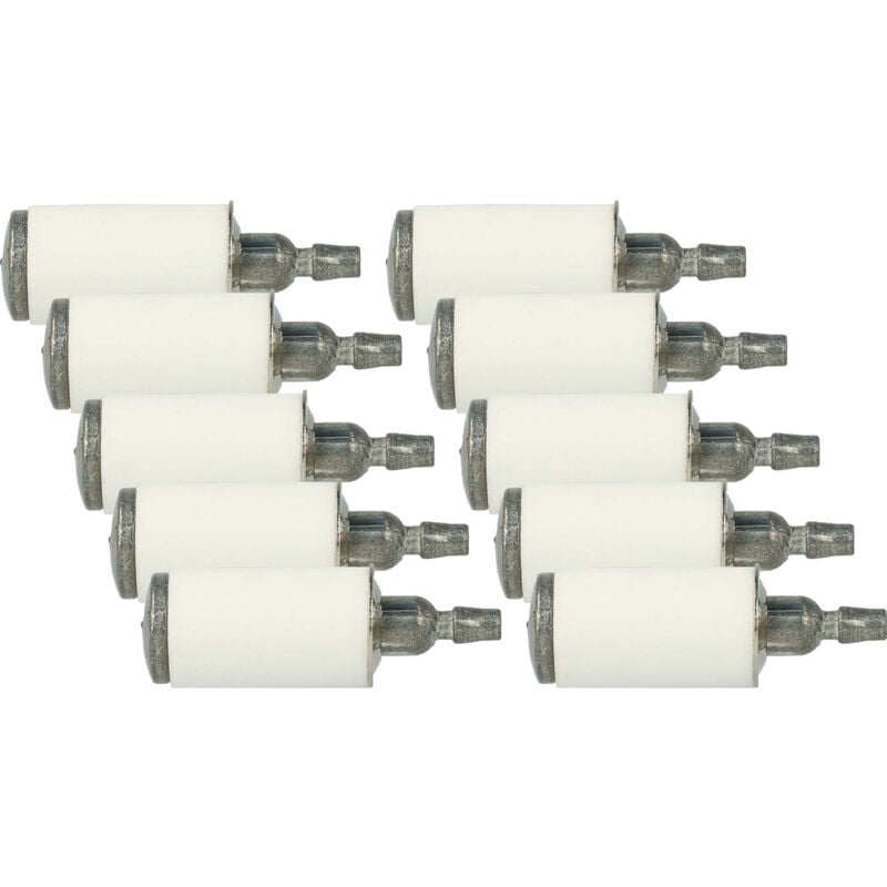 foto del prodotto 10x filtro carburante compatibile con husqvarna 125r, 128ld, 128l, 128cd, 281, 281xp dispositivo da giardinaggio come motosega decespugliatore vhbw