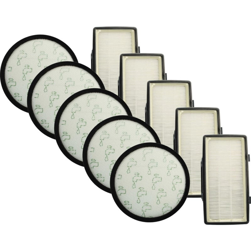 foto del prodotto 10x filtro compatibile con rowenta silence force effitech ro7451ea, ro4931ea aspirapolvere - filtro pre-motore, filtro aria di scarico epa - vhbw