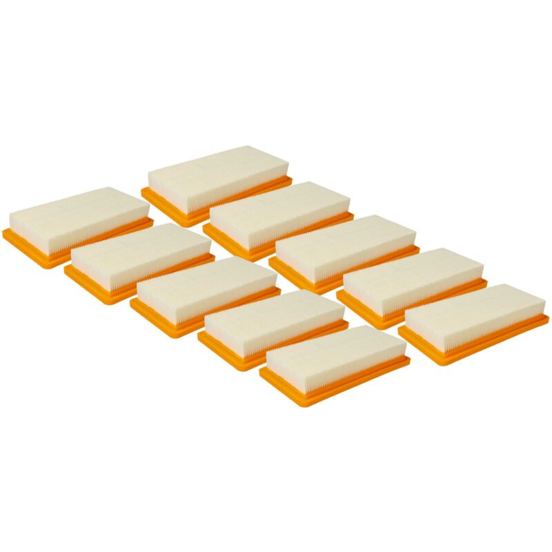 foto del prodotto 10x filtro salva-motore compatibile con k rcher ds 5800, ds 5600 aspirapolvere - vhbw