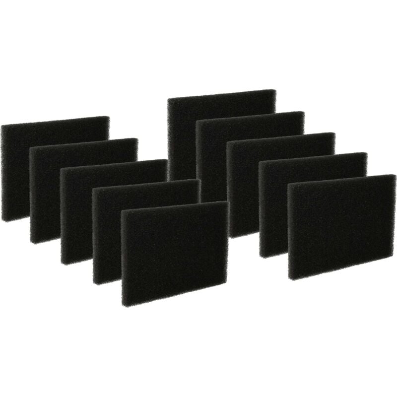 foto del prodotto 10x filtro salvamotore gommapiuma compatibile con robot aspirapolvere, aspirapolvere multiuso sostituisce 109616800 8, 1096168008, 421000466500 7,