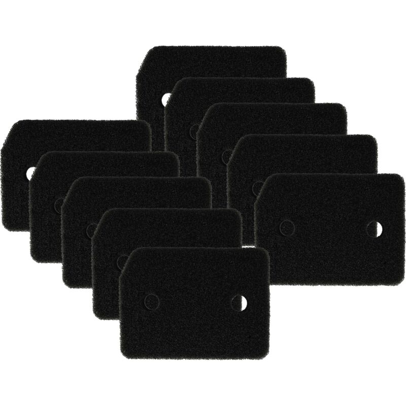 immagine 0 del prodotto 10x filtro zoccolo compatibile con miele tcf650wp, tch630wp, tcj680wp, tcf640wp, tcj660wp, tcf630wp, tcf620wp, tcj670wp asciugatrice vhbw