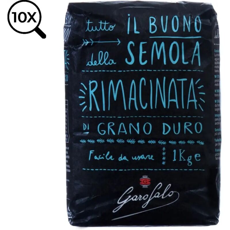 foto del prodotto 10x garofalo garofalo semola rimacinata 10x1kg 10 confezioni da 1000 g