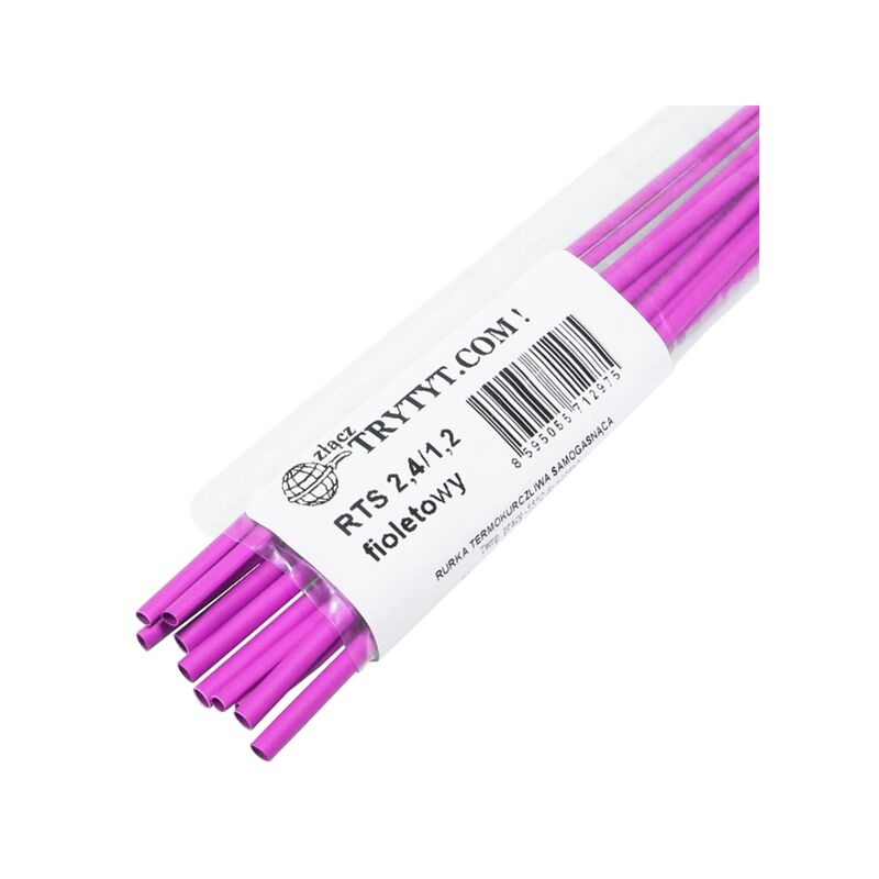 foto del prodotto 10x guaine termorestringenti rts 2.4 1.2 viola