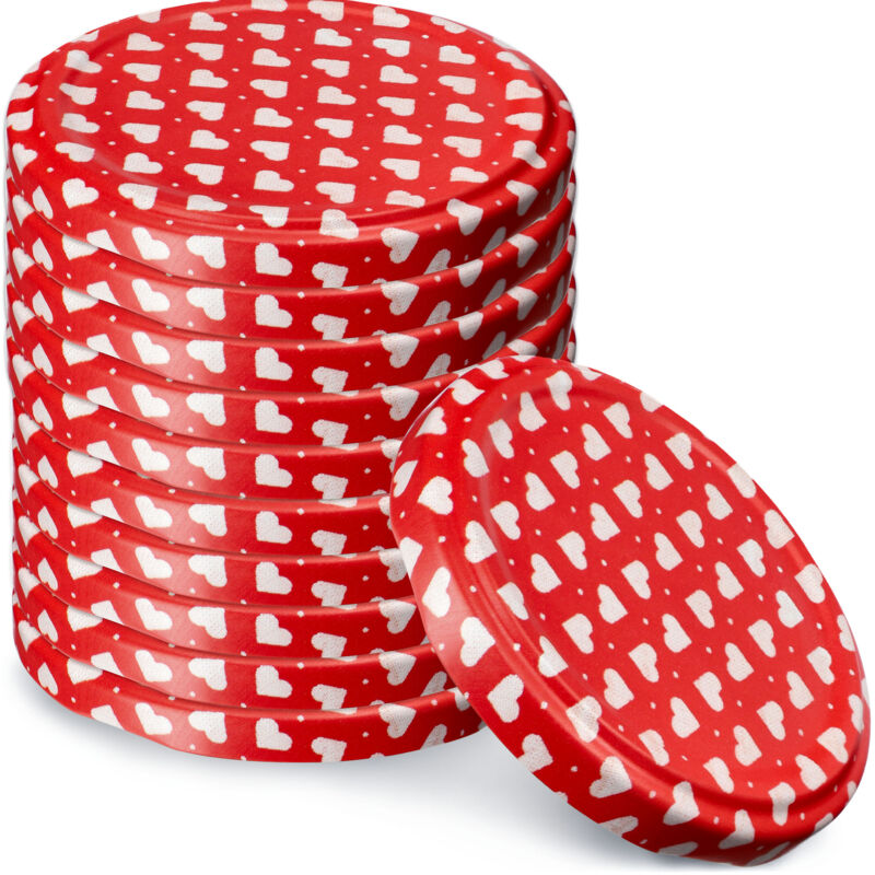 foto del prodotto 10x jar caps fi 66 tappi per barattoli e coperchi per conserve kadax