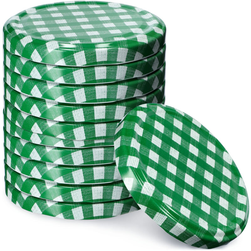 foto del prodotto 10x jar caps fi 82 tappi per barattoli e coperchi per conserve kadax
