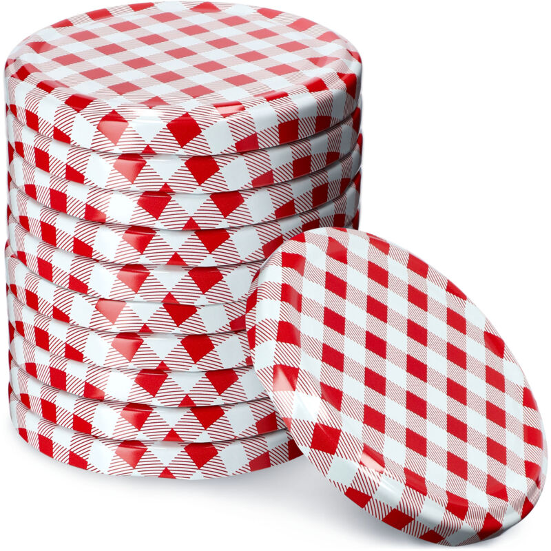 immagine 0 del prodotto 10x jar caps fi 82 tappi per barattoli e coperchi per conserve kadax