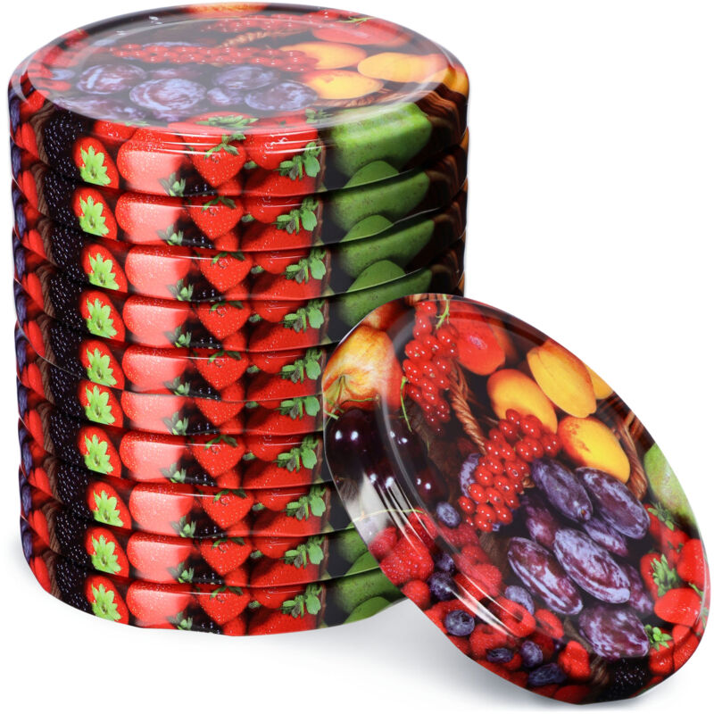 foto del prodotto 10x jar caps fi 82 tappi per barattoli e coperchi per conserve kadax