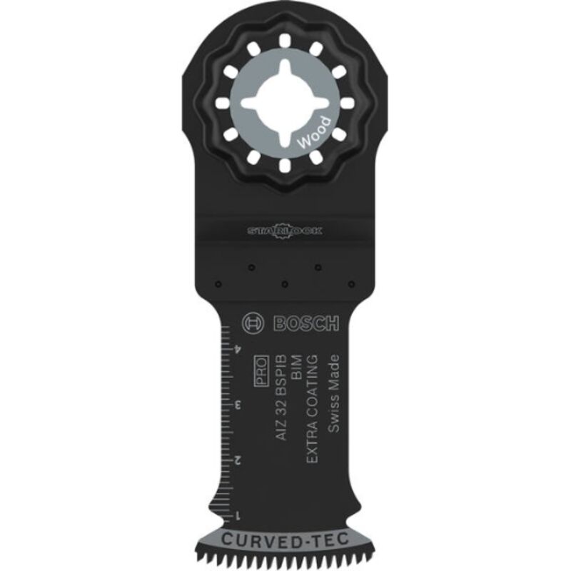 foto del prodotto 10x lama multiutensile pro multi materiale aiz 32 bspib per legno duro, tavole rivestite in plastica de, larghezza 32 mm, accessori multiutensile