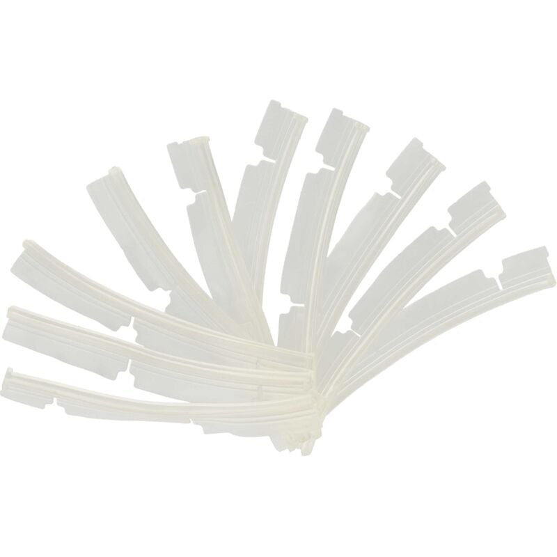 foto del prodotto 10x lamine in gomma compatibile con neato xv signature pro aspirapolvere, robot aspiratore - set di lamelle, trasparente - vhbw
