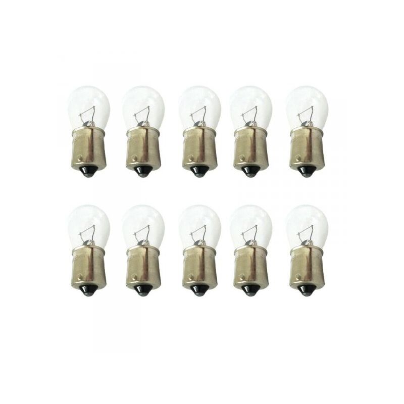 foto del prodotto 10x lampade alogene s25 p21w 12v ba15s singolo filamento stop frecce auto