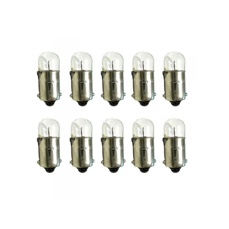 foto del prodotto 10x lampade alogene t4w ba9s 12v 4w posizione cruscotto interno auto moto