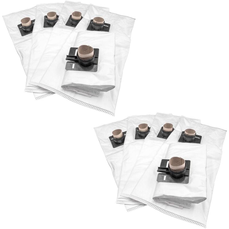 foto del prodotto 10x sacchetti compatibile con festo festool ctm 22, ctm 22 e, ctm 33 le aspirapolvere in microfibra, bianco vhbw