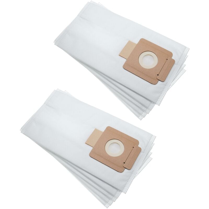 foto del prodotto 10x sacchetti compatibile con k rcher t 7 1 ecoefficiency, t 7 1 plus, t 7 1 professional aspirapolvere - in microfibra, 33,3cm x 17cm, bianco - vhbw