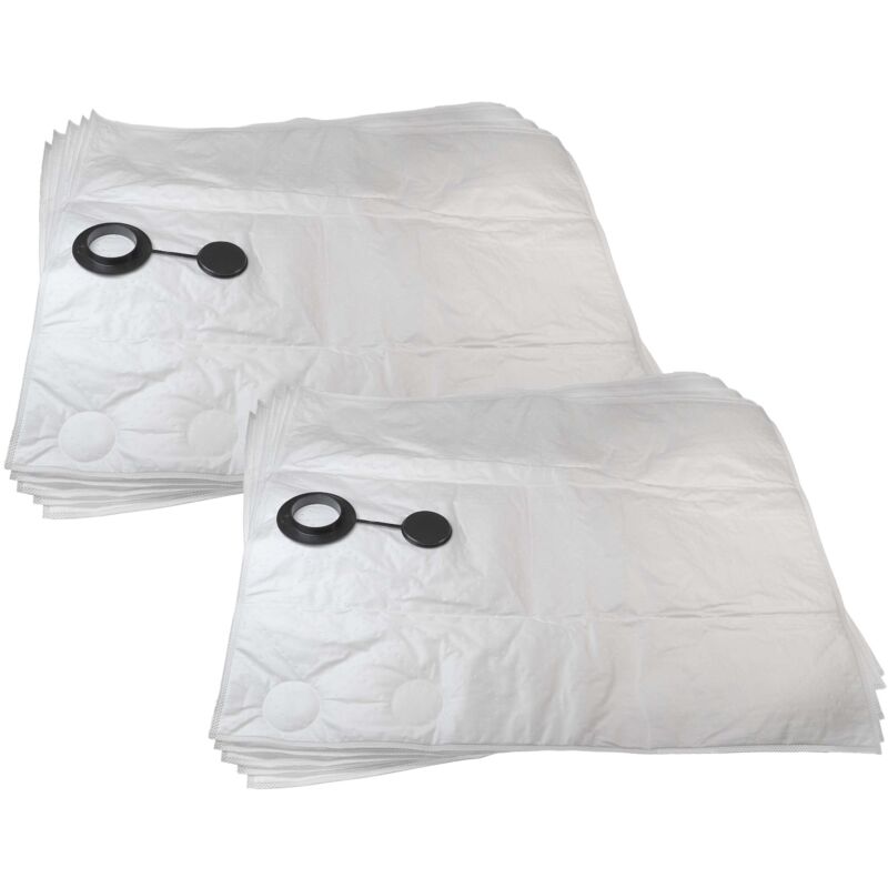 foto del prodotto 10x sacchetti compatibile con nilfisk alto attix 751 11, attix 751 21, attix 761 21 xc aspirapolvere in microfibra, 88,2cm x 62cm, bianco vhbw