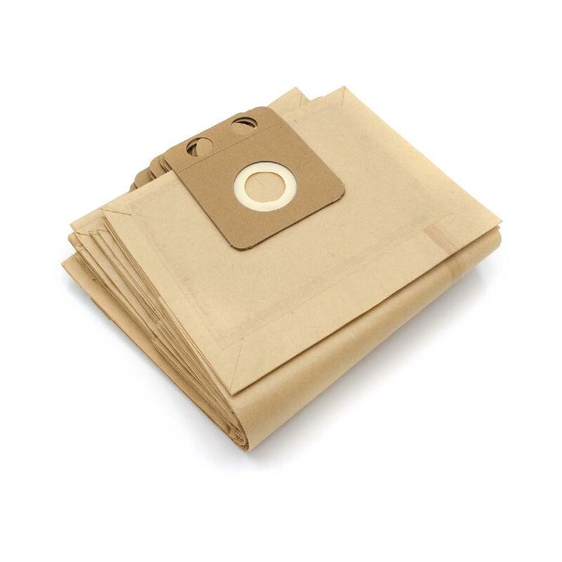 foto del prodotto 10x sacchetti compatibile con nilfisk alto hds 1005, 2000 aspirapolvere - in carta, marrone - vhbw