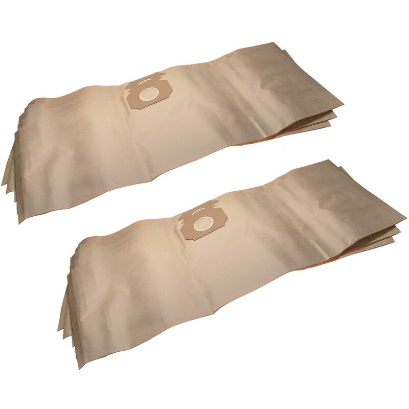 foto del prodotto 10x sacchetti sostituisce thomas 450, 787114, 787179 per aspirapolvere in carta, 90.9cm x 38.15cm, marrone vhbw