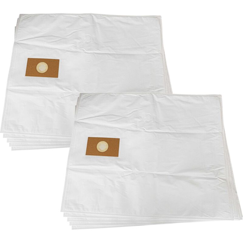 foto del prodotto 10x sacchetto compatibile con cleantrack 80 3 stbl aspirapolvere 77cm x 63cm bianco vhbw