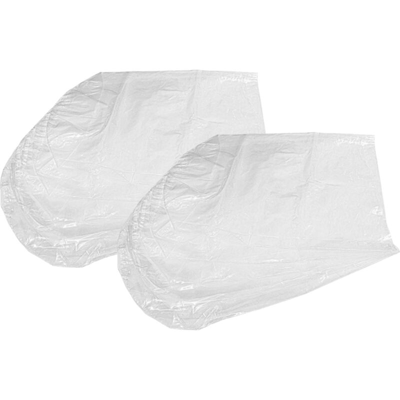 foto del prodotto 10x sacchetto compatibile con dustcontrol dc tromb 400h asbest aspirapolvere - polietilene, 70cm x 36cm trasparente - vhbw