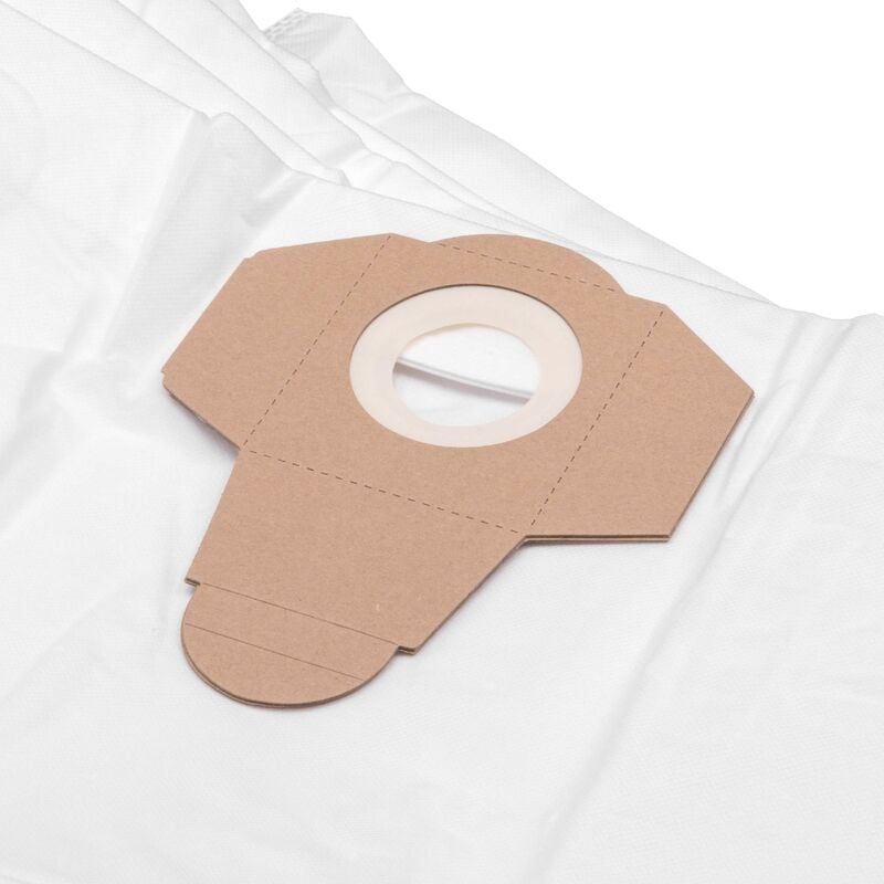 foto del prodotto 10x sacchetto compatibile con einhell rt-vc 1525 sa, tc-vc 18 20 li s, tc-vc 1815 aspirapolvere - in microfibra, 37cm x 28cm, bianco - vhbw