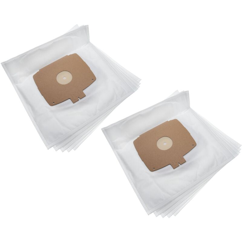 foto del prodotto 10x sacchetto compatibile con electrolux d700, d715, d720 p, d725, d728, d729, d730, d735, d736 - in microfibra, 30.35cm x 30,3cm, bianco - vhbw